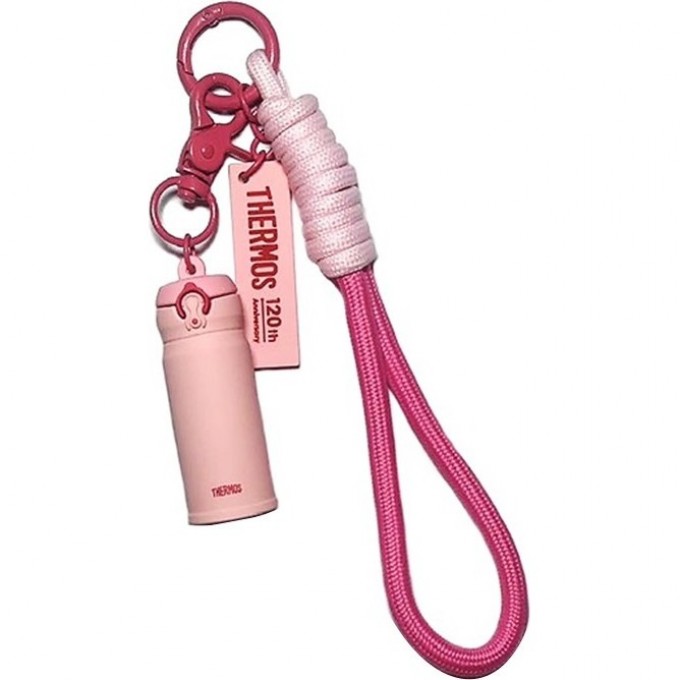 Брелок сувенирный "THERMOS - 120 лет" PINK 560193-1 Брелок сувенирный "THERMOS - 120 лет" PINK 560193-1