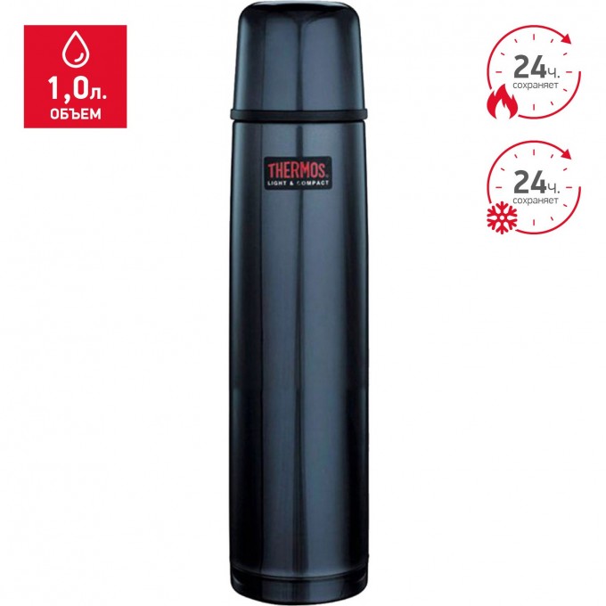 Термос THERMOS FBB 1000BC MIDNIGHT BLUE 1,0L 853288 Термос THERMOS FBB 1000BC MIDNIGHT BLUE 1,0L 853288