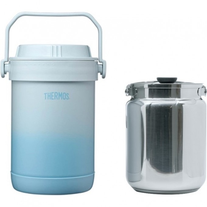 Термос THERMOS RPF-20 GBL 1.5L из нержавеющей стали с емкостью для еды 932997 Термос THERMOS RPF-20 GBL 1.5L из нержавеющей стали с емкостью для еды 932997