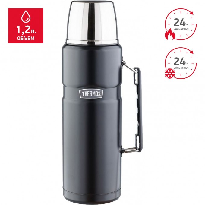 Термос THERMOS SK 2010 MATTE BLACK 1,2L 712608 Термос THERMOS SK 2010 MATTE BLACK 1,2L 712608