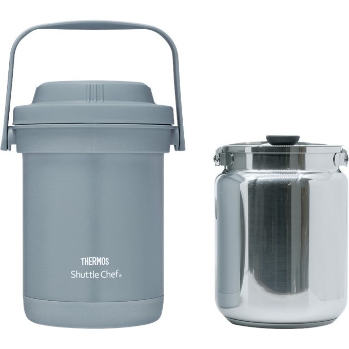Термос THERMOS TCRA-1801 NEBL 1.5L из нержавеющей стали с емкостью для еды 563347 Термос THERMOS TCRA-1801 NEBL 1.5L из нержавеющей стали с емкостью для еды 563347