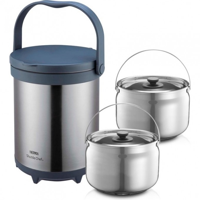 Термос THERMOS TCRA-6000 CS 6.0L из нержавеюще стали с емкостью для еды 563361 Термос THERMOS TCRA-6000 CS 6.0L из нержавеюще стали с емкостью для еды 563361