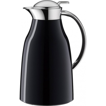 Вакуумный термокувшин THERMOS ALFI GLORY BLACK 1L со стеклянной колбой